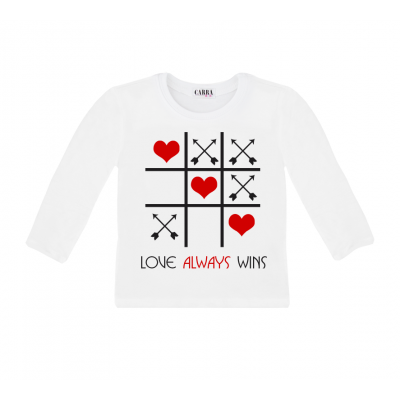 Carra Love Always Wins детска блуза